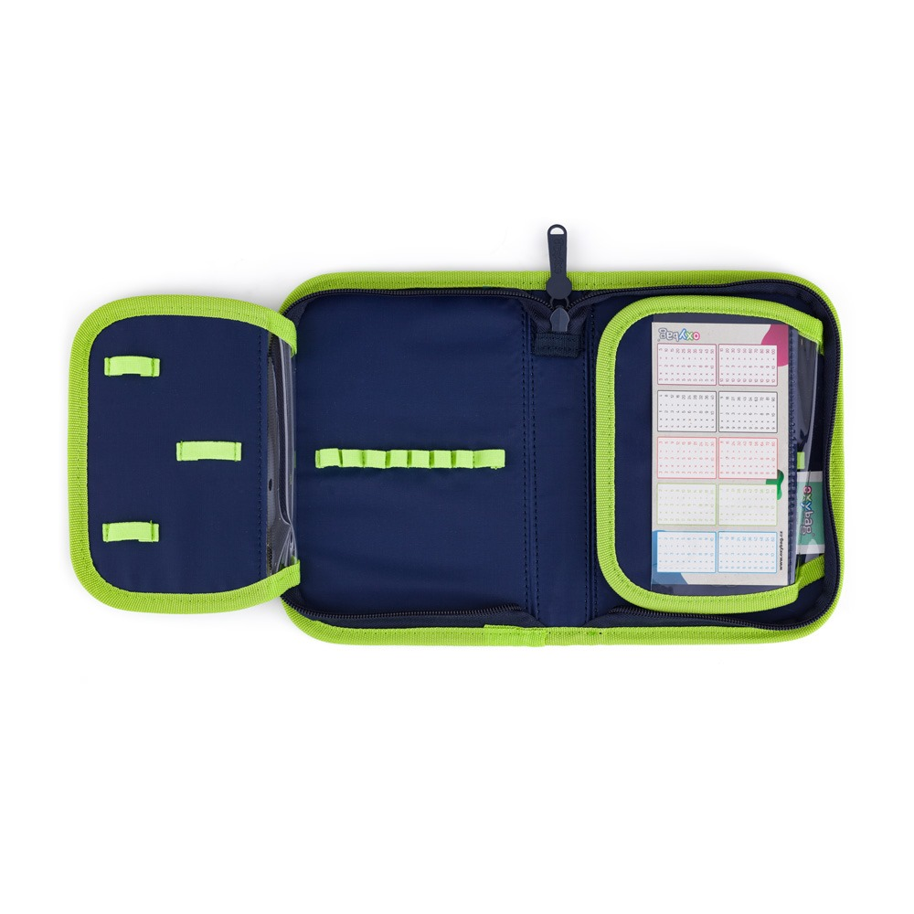 Penál 1 p. 2 chlopně, prázdný Fotbal